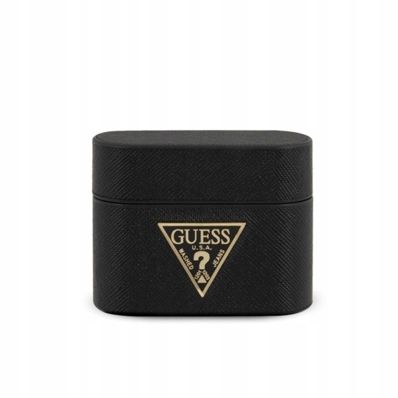 Guess Saffiano - Etui Airpods Pro (czarny)