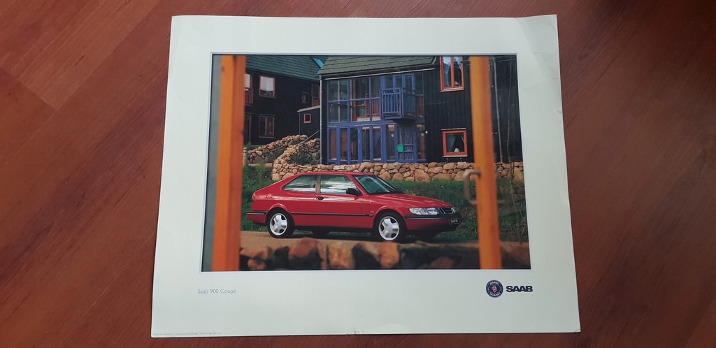 PLAKAT SAAB 900 COUPE WOŚP