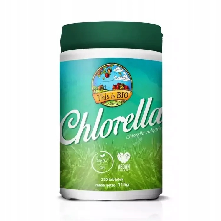 This is BIO CHLORELLA 100% ORGANIC - 230 TABLETEK