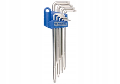 ZESTAW IMBUSÓW TORX Z OTWOREM EXTRA DŁUGIE T10-50