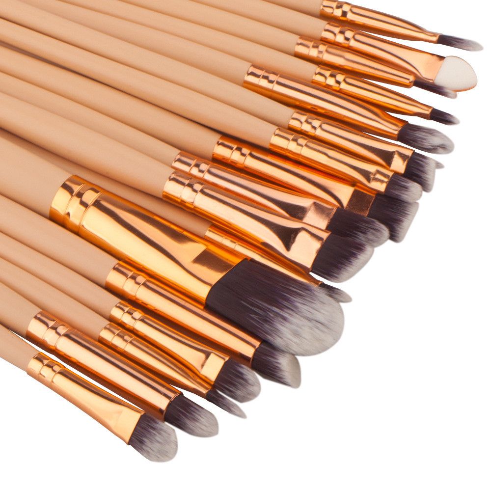 ZZ30 Pędzle do makijażu zestaw 20 sztuk 2 kolory - 7133534027