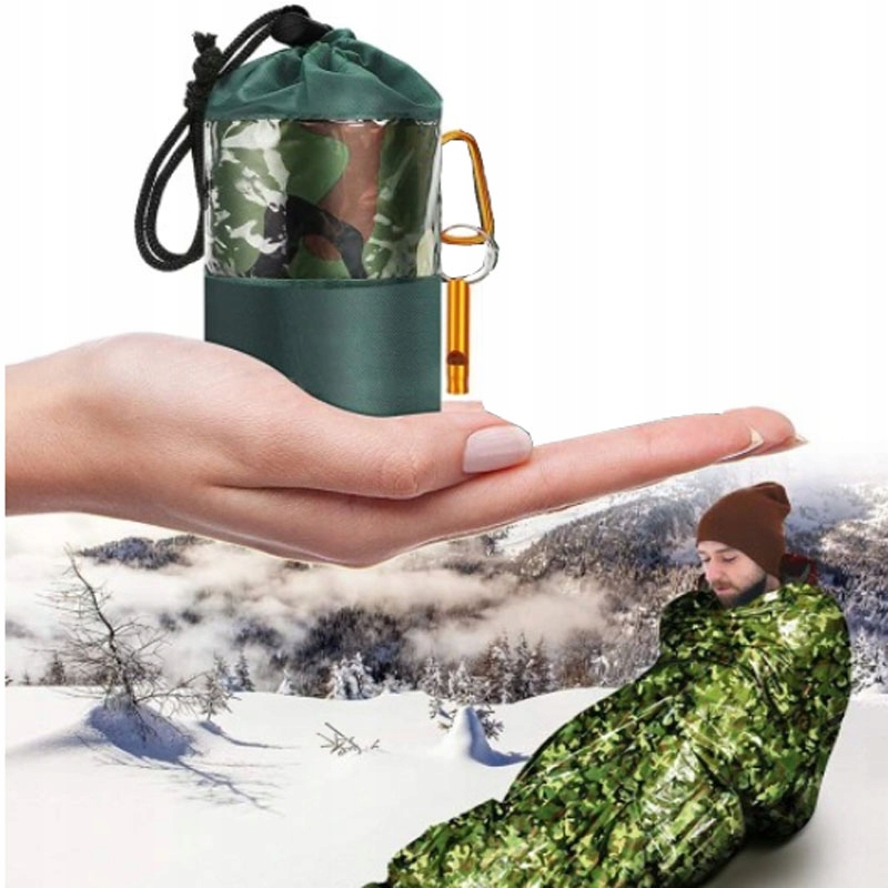 ŚPIWÓR TERMICZN SURVIVAL RATUNKOWY NIEZBĘDNIK