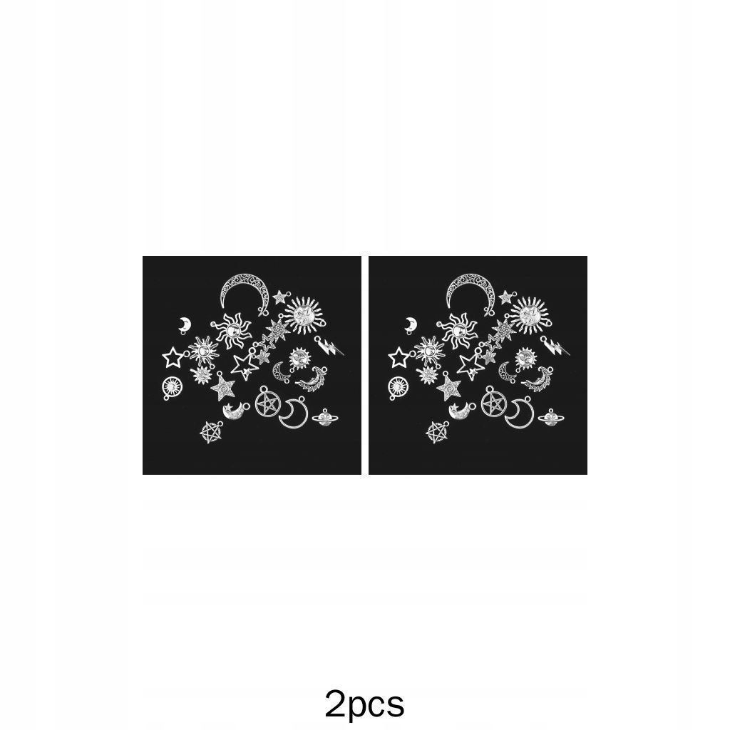 2x 1 paczka 40g koralików do zawieszania