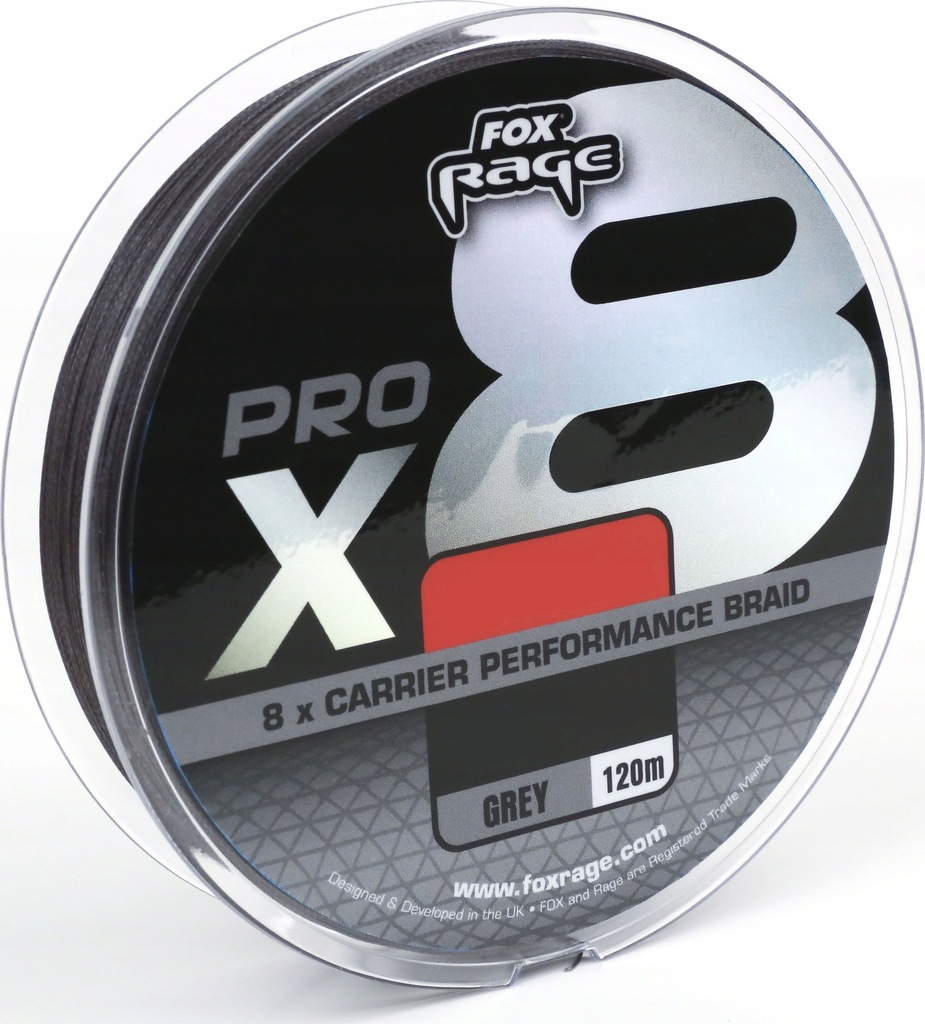 Fox Rage Pro x8 0.25mm 25kg 120m - Grey (NBL078)