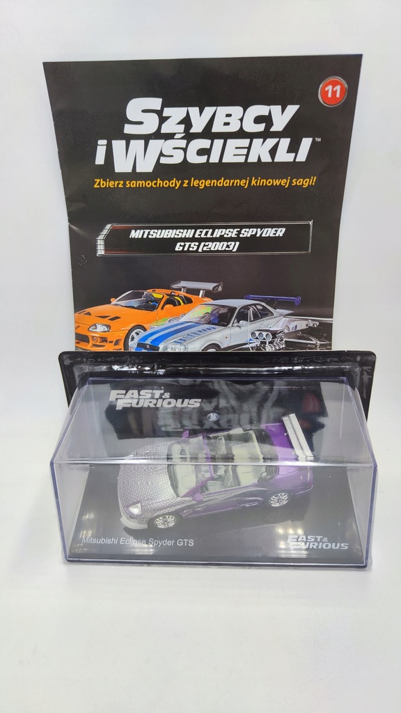 Szybcy i Wściekli Mitsubishi Eclipse Spyder GTS 2003 1:43 Deagostini #11