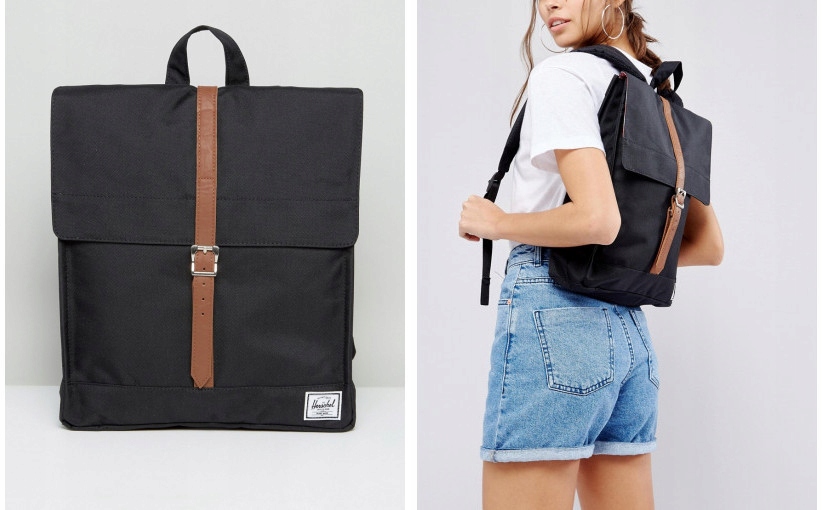 R8E303*HERSCHEL SUPPLY CO DUŻY CZARNY PLECAK B00