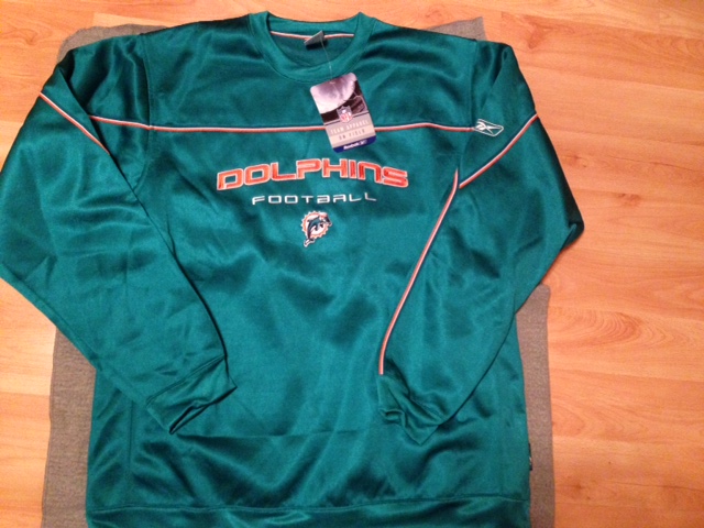 Nowa bluza Reebok Miami Dolphins XL