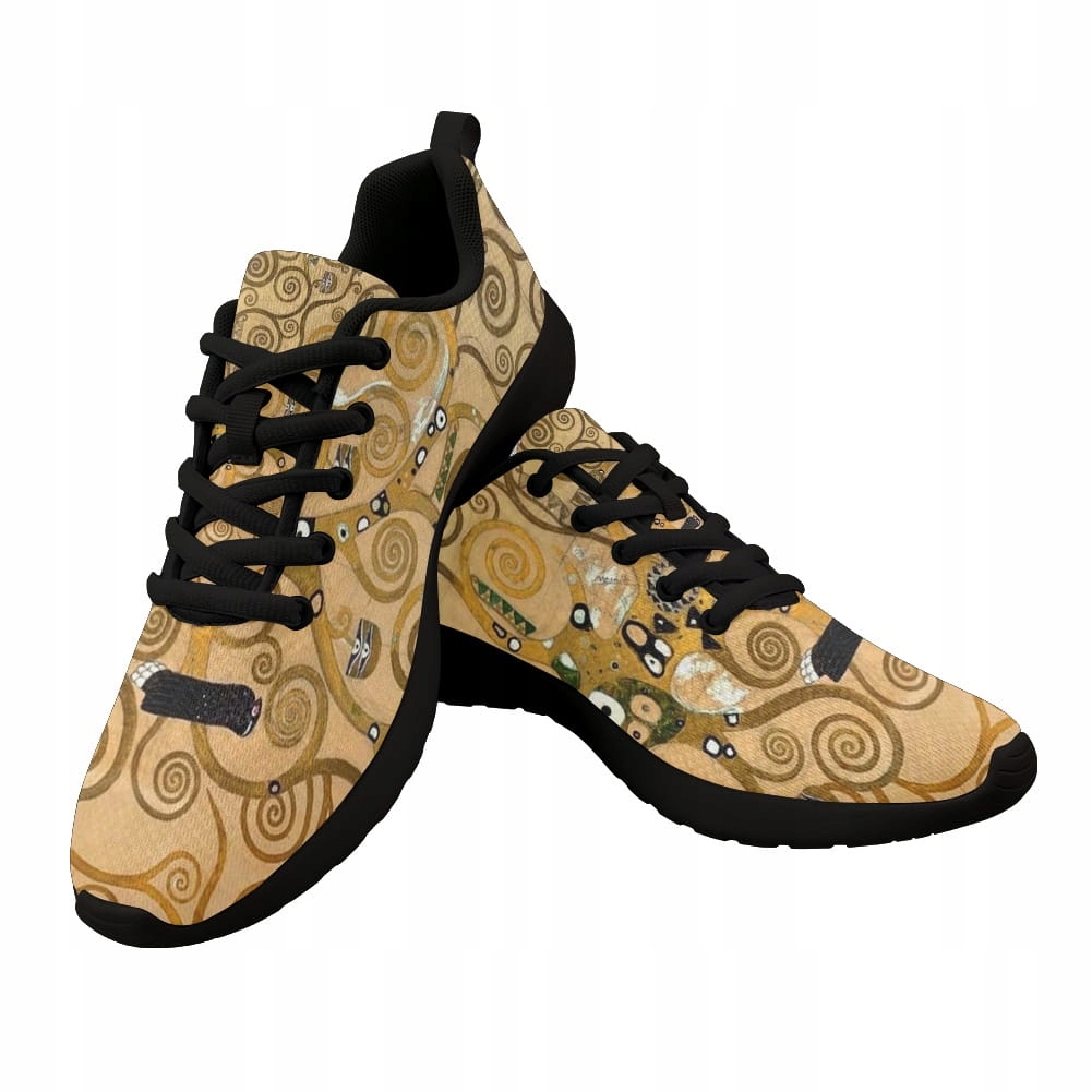 Art-casualowe buty sportowe G. Klimt - 42 CZARNE