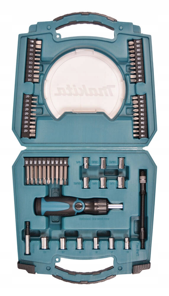 ZESTAW BITÓW I NASADEK kluczy 65 EL. MAKITA D-42020