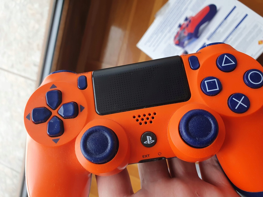 Pad kontroler PS4 PRO Dualshock 4 Sunset Orange v2