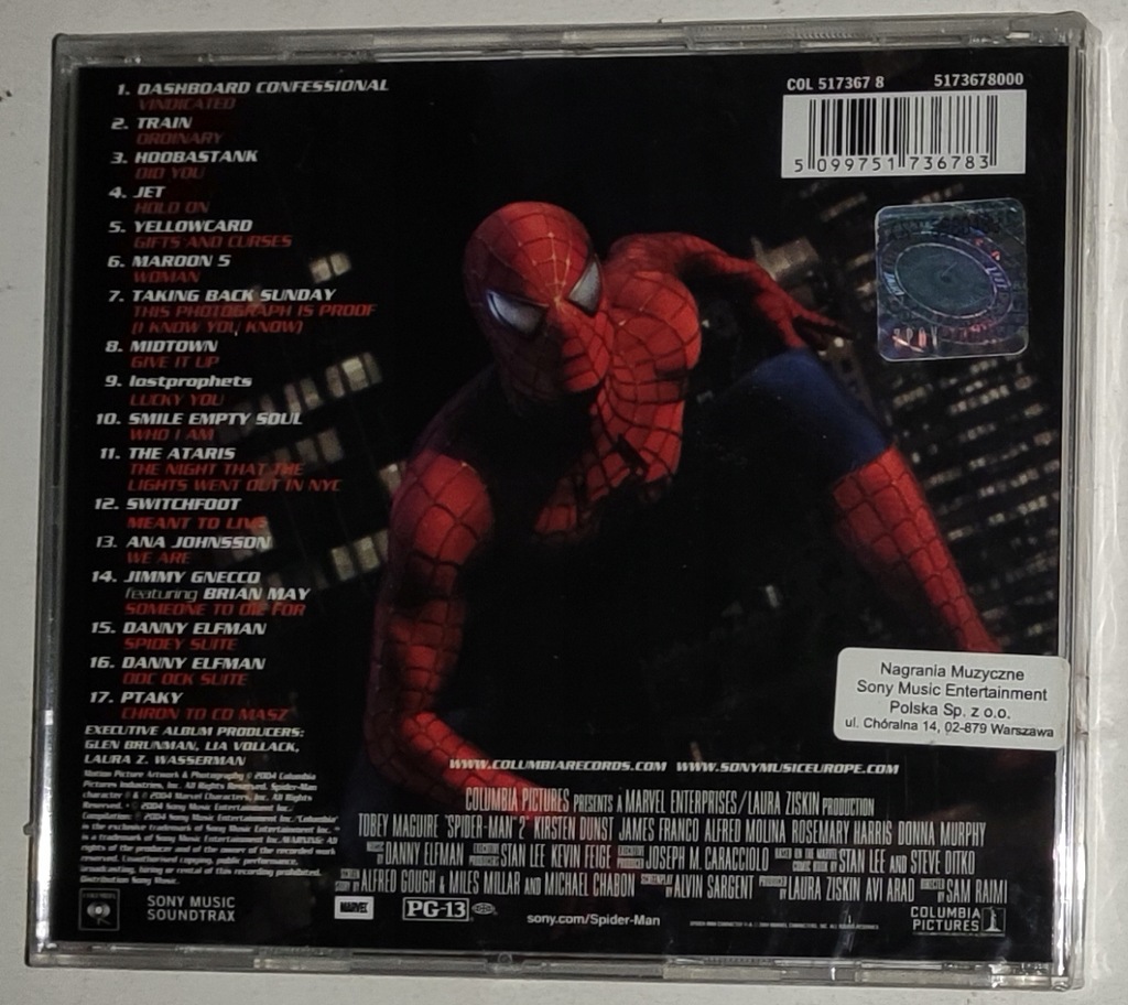 Купить Компакт-диск Spider-Man 2 Music From And Inspired, 2004 г., НОВИНКА: отзывы, фото, характеристики в интерне-магазине Aredi.ru