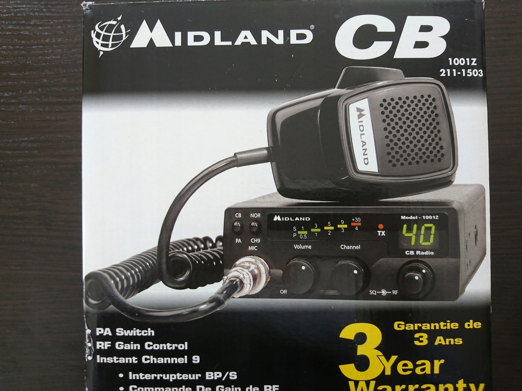Radio CB Midland model 1001Z 9297817790 oficjalne archiwum Allegro