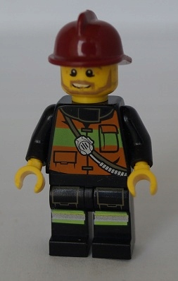 Lego City figurka cty0369 Strażak Fire - U