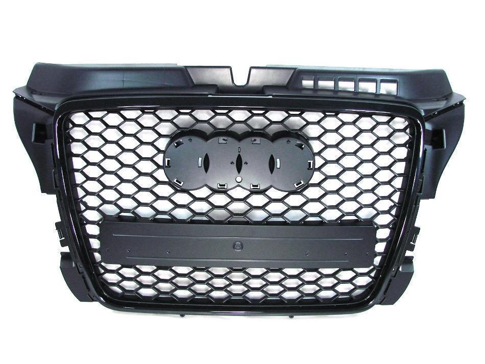 GRILL AUDI A3 8P 05-08 RS LOOK BLACK POŁYSK - 7246128002 - oficjalne