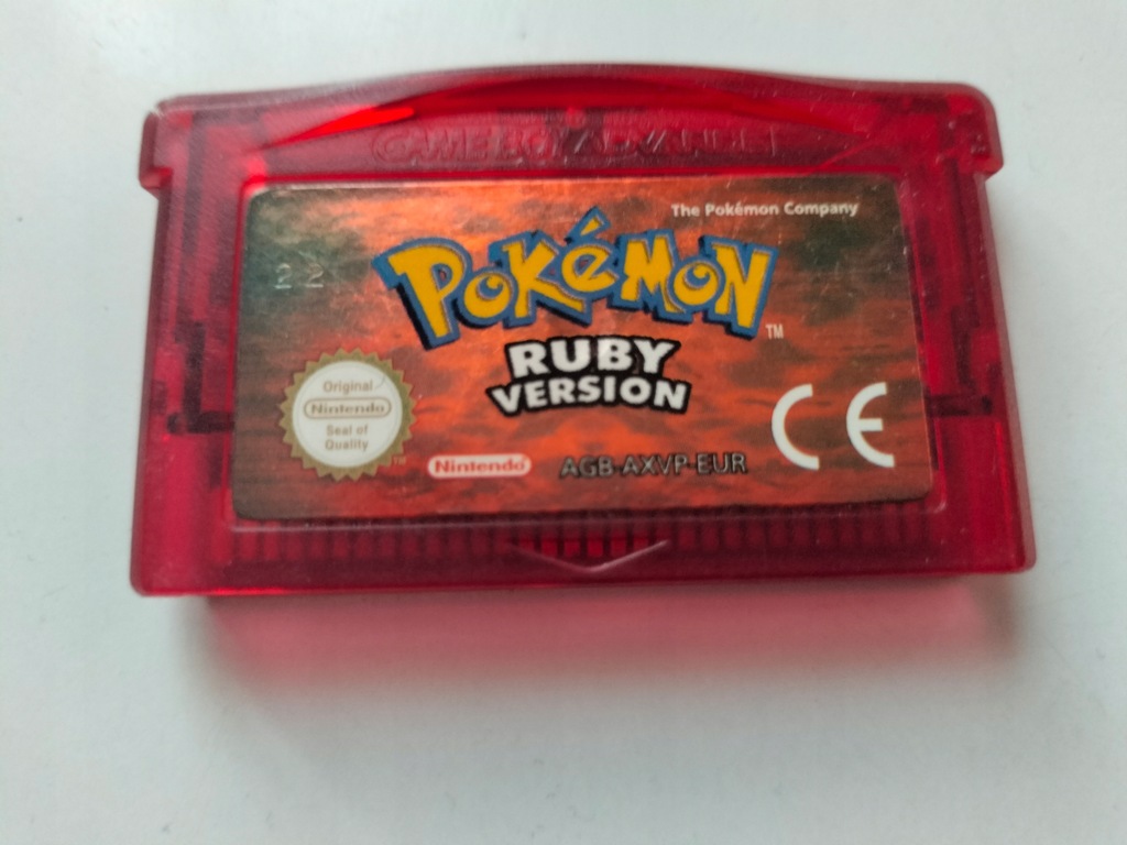 POKEMON RUBY GBA GAME BOY ADVANCE