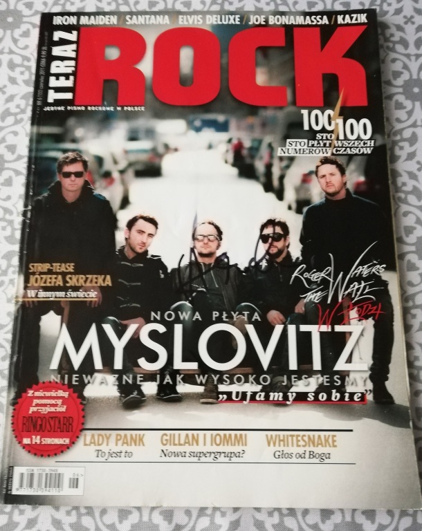 Teraz Rock numery z 2011 autograf Artur Rojek!