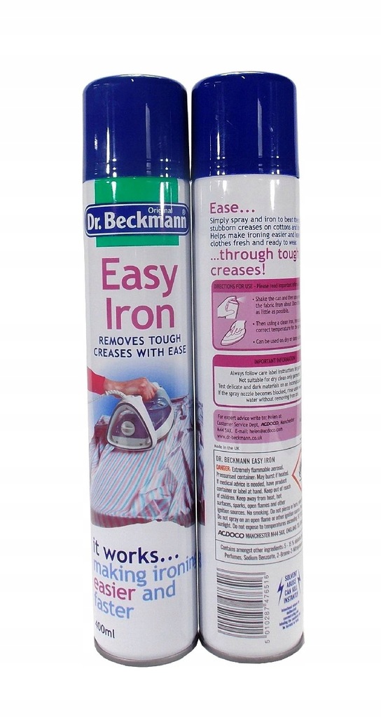 DR BECKMANN EASY IRON 400 ml ułatwiacz prasowania