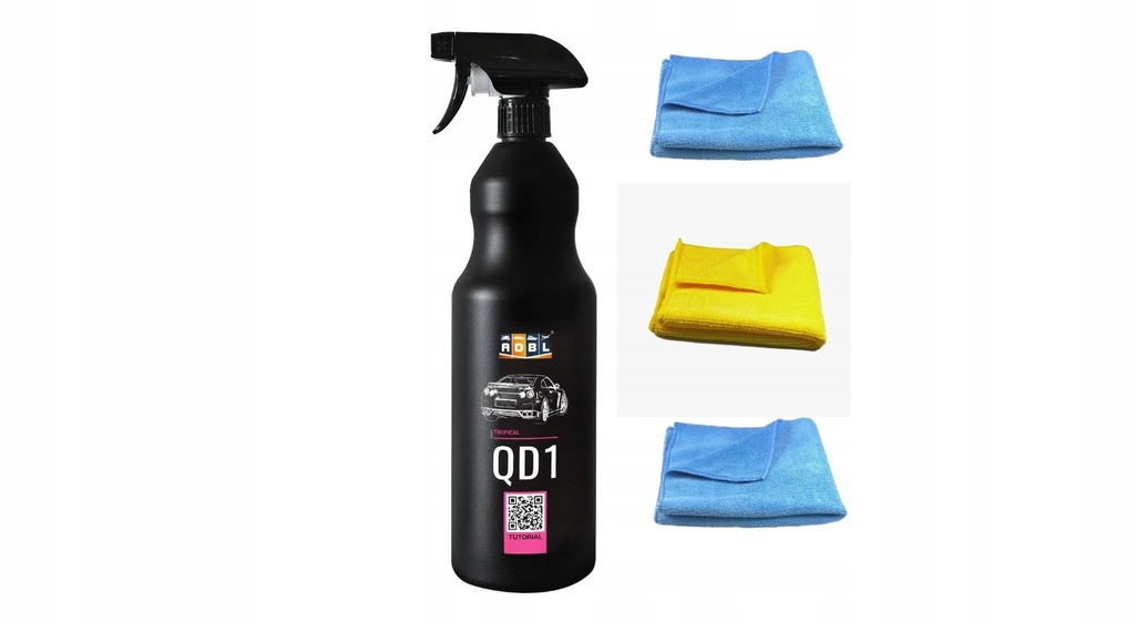 ADBL QD1 Quick Detailer 1L+ 3 MIKROFIBRY 30x30