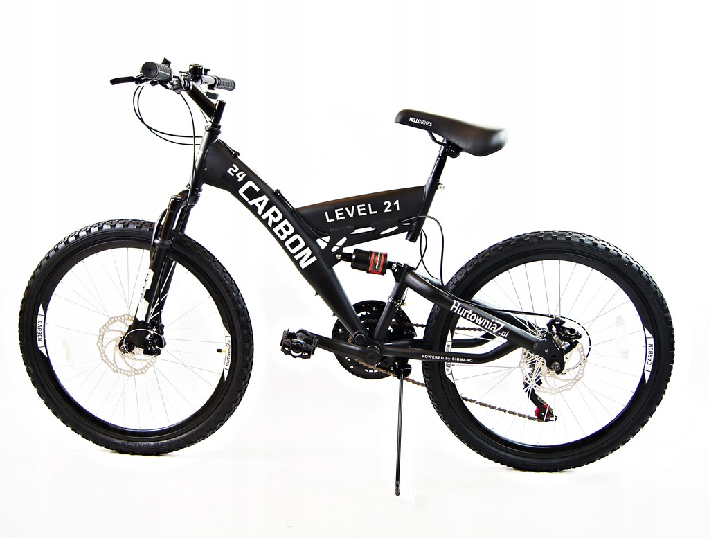 ROWER GÓRSKI 24 Z AMORTYZATOREM LEKKI MĘSKI DAMSKI - 8587973276