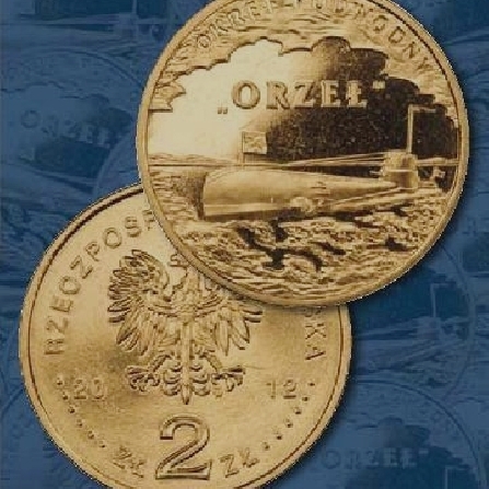 2 zł ORP Orzeł 2012r.