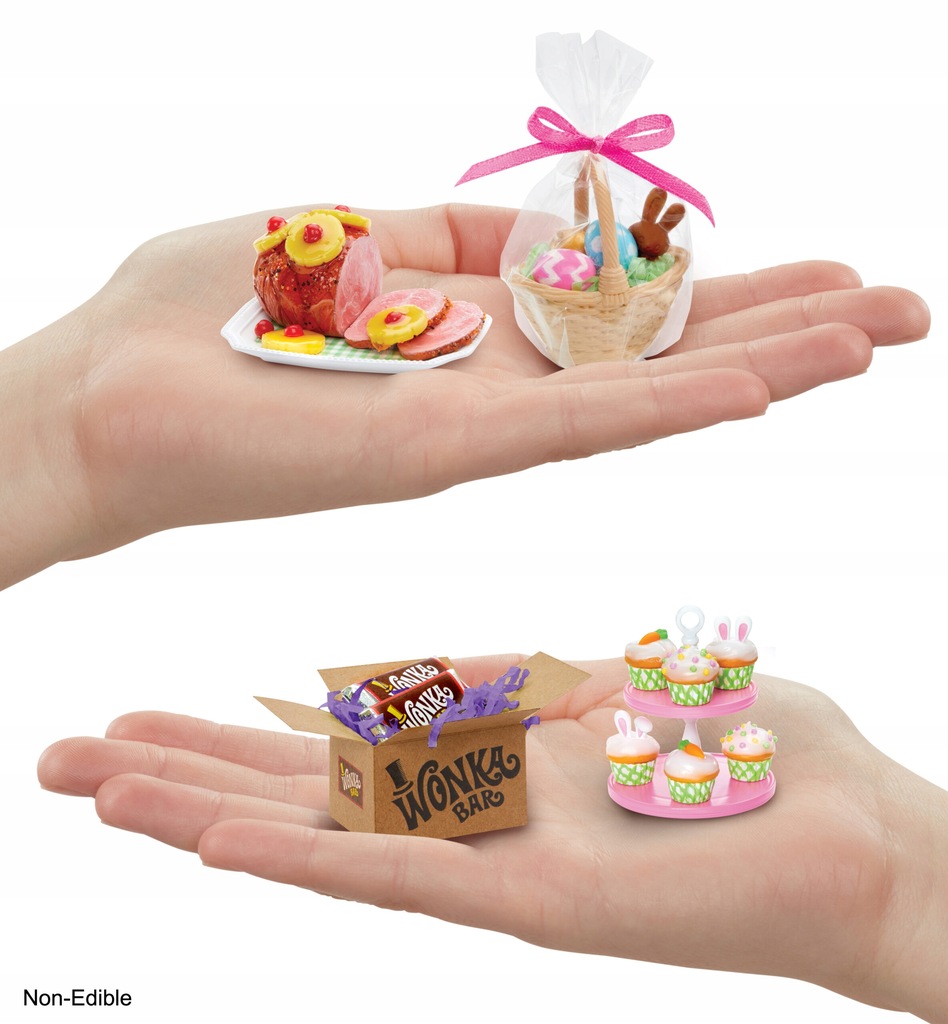 Zestaw Miniverse Wielkanocne Miniaturowe Jedzenie Wonka koszyczek babeczki