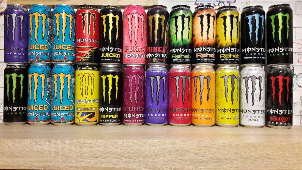 puszki kolekcjonerskie Monster Energy Drink
