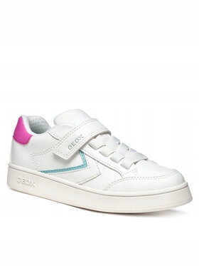 geox Sneakersy J Eclyper J55LRB 5411 C0563 M Biały