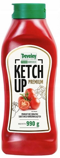 Ketchup Premium Develey 990g Bezglutenowy