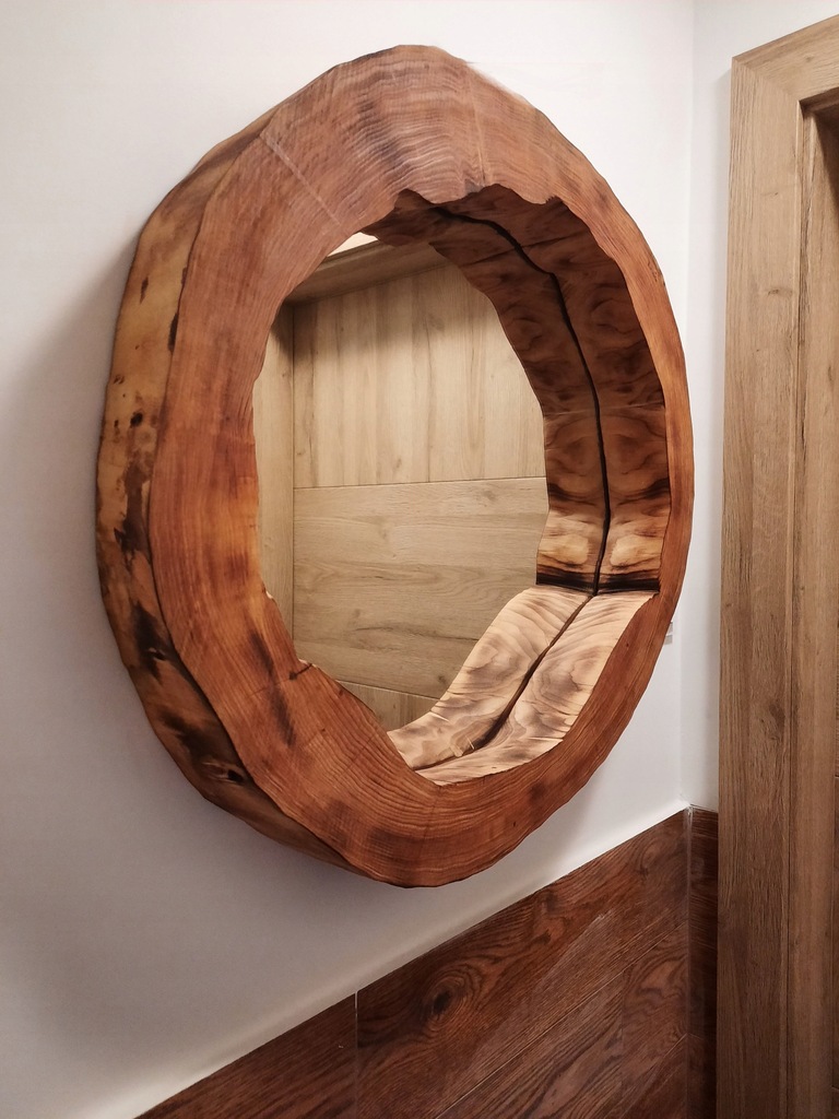 lustra z drewna naturalnego ( plaster pnia)