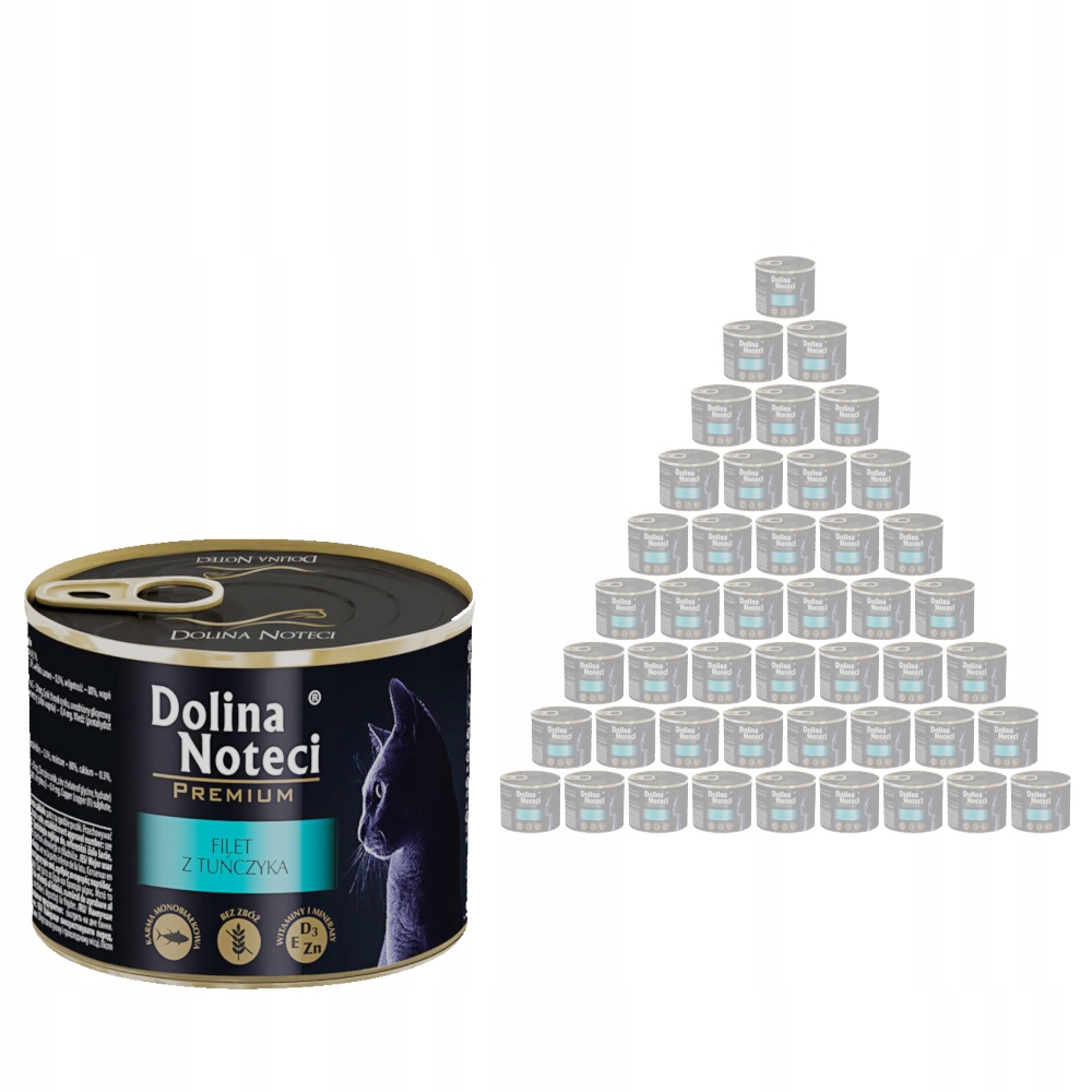 Dolina Noteci Premium Filet z tuńczyka 48x185g