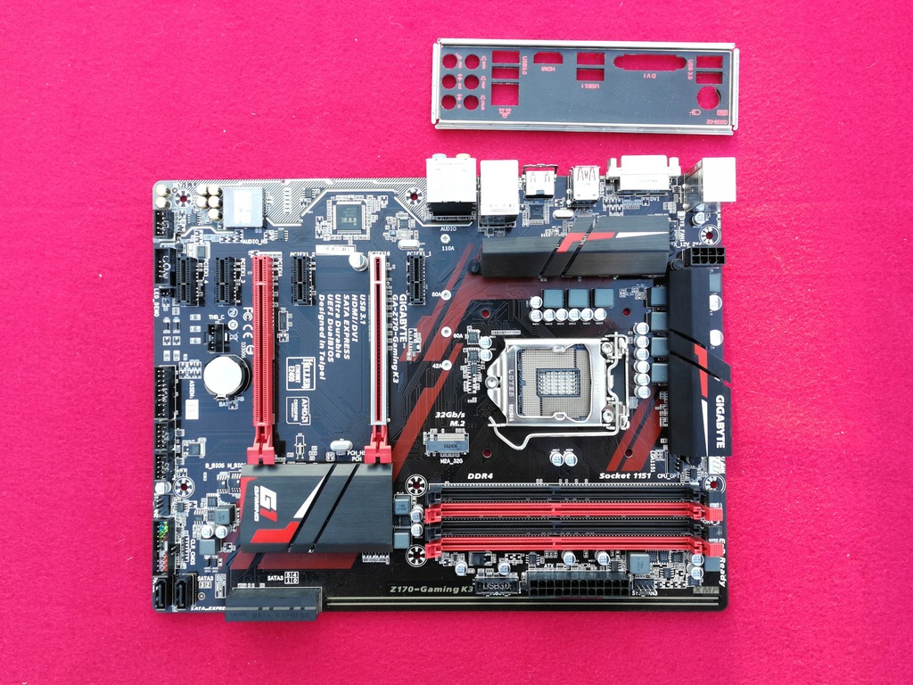 GIGABYTE GA-Z170-GAMING K3 do i7-6700K 7700K Z270