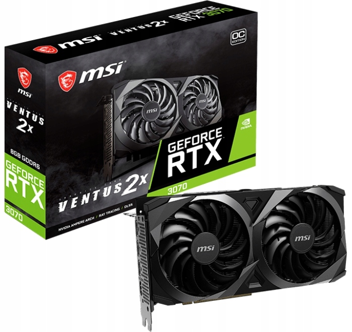 MSI GeForce RTX 3070 8GB GDDR6 VENTUS 2X OC