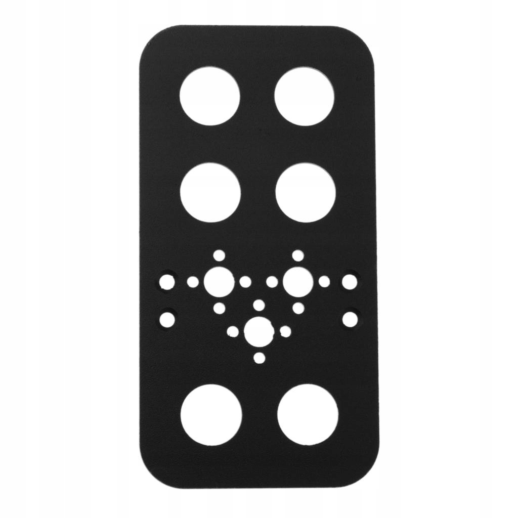 Aluminum Mechanical Arm Steering Gear Bracket for 995 996R Flat Mount Black