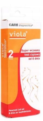 VIOLA super wczesny test ciążowy od 8 dnia 2 szt.