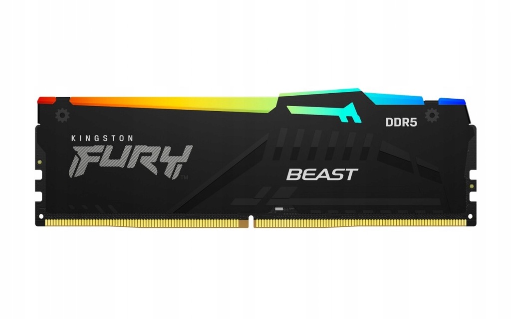 Pamięć DDR5 Fury Beast RGB 16GB(1*16GB)/5600