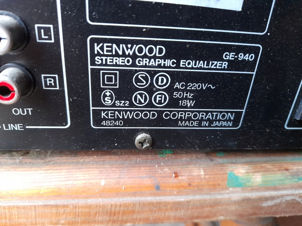 KENWOOD GE 940 Stereo Graphic Equalizer 11435665343 oficjalne