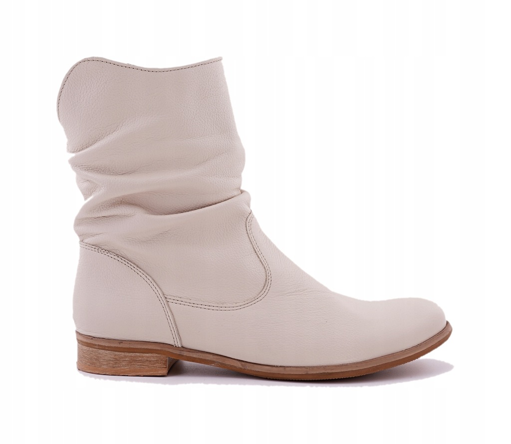 BOTKI 41 DAMSKIE OCIEPLANE SKÓRA NATURALNA BT2601