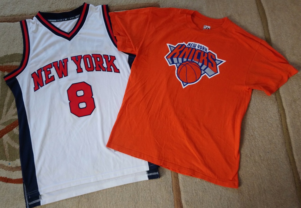 NEW YORK KNICKS Sprewell Stoudemire 2 koszulki NBA