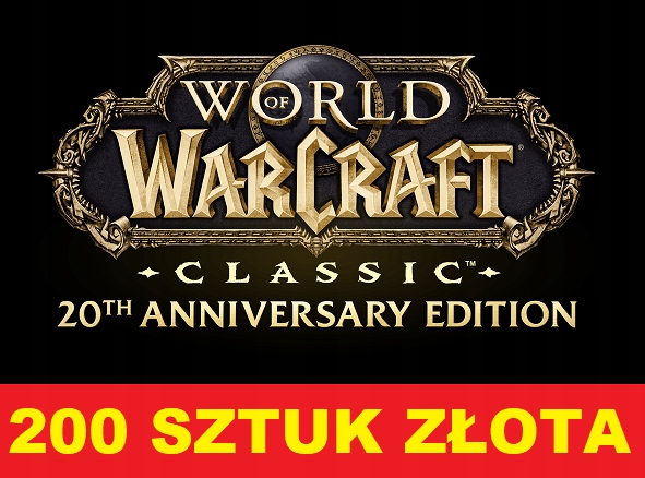 WORLD OF WARCRAFT Spineshatter ANNIVERSARY 200G GOLDA ZŁOTO WOW CLASSIC A/H