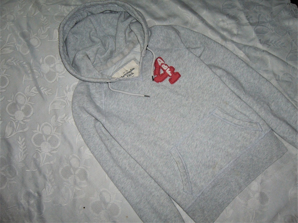 ABERCROMBIE FITCH BLUZA DAMSKA TYŁ DUŻE LOGO_L