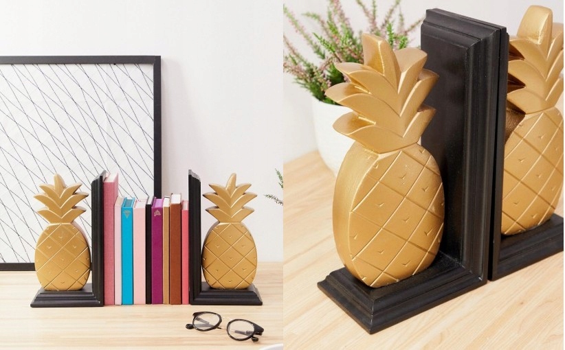 DA0672 SIL__NT3 PODPÓRKA DO KSIĄŻEK ANANAS