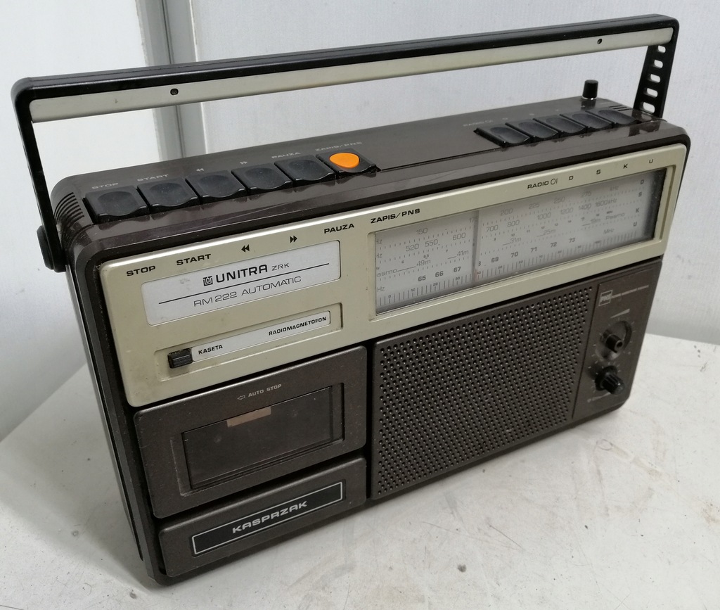 Radio radiomagnetofon UNITRA ZRK RM 222 KASPRZAK