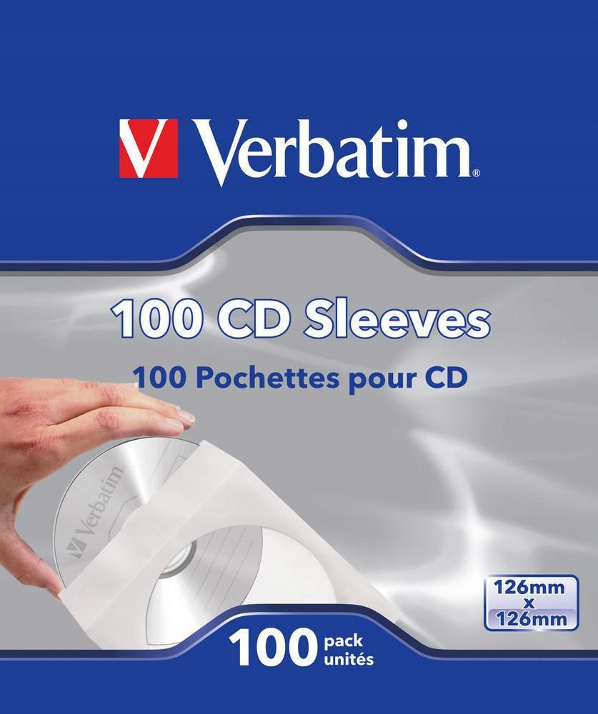 Verbatim CD PAPER SLEEVES 100 PACK