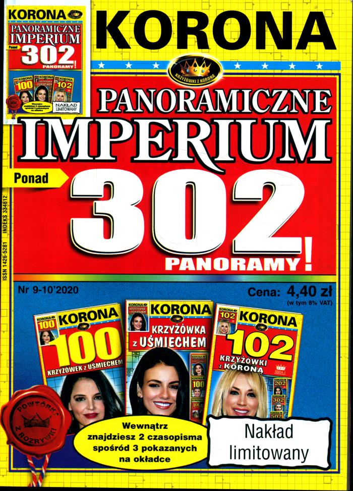 302 PANORAMY nr 9-10/20 Panoramiczne Imperium KORO