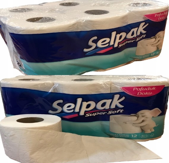 Papier toaletowy SELPAK Super Soft 12szt - 2x
