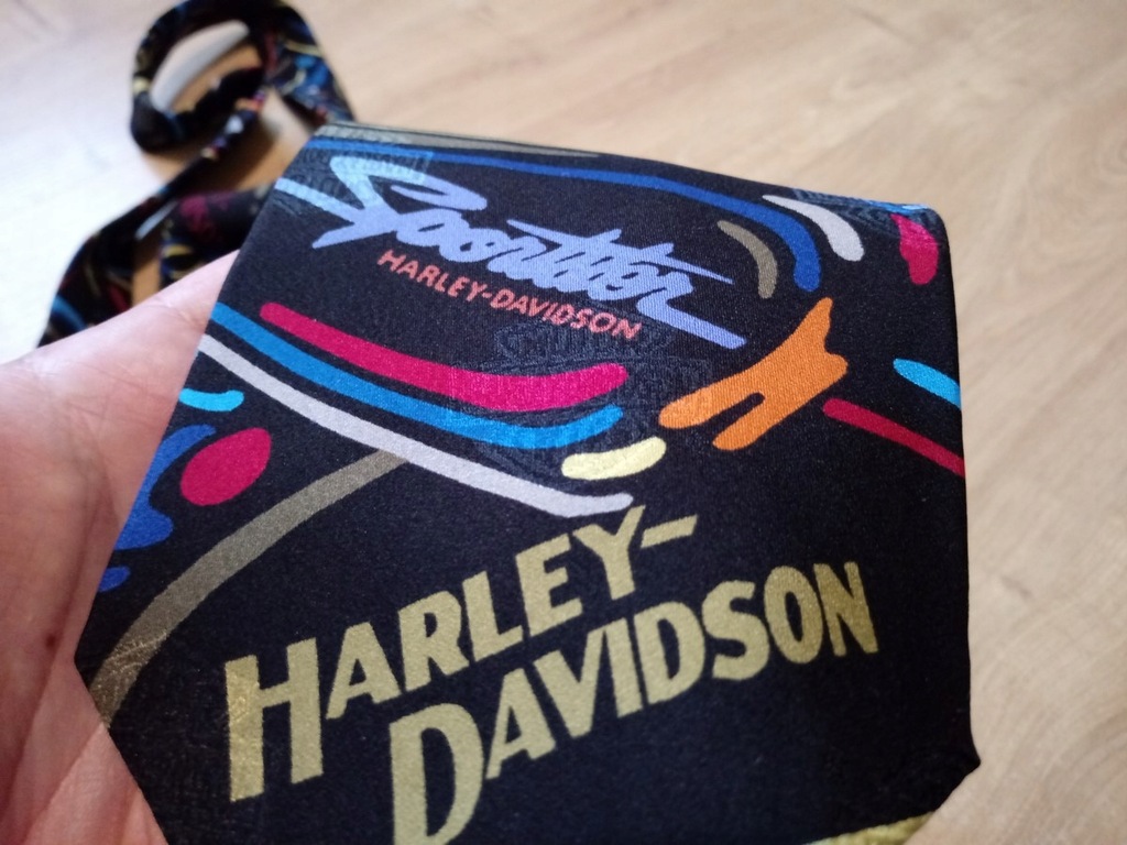 Harley-Davidson oryginalny niepowtarzalny krawat