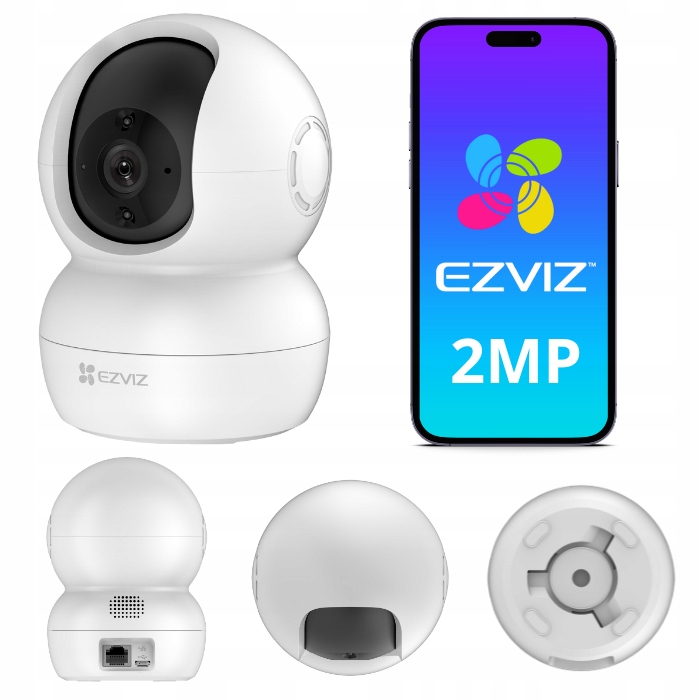 KAMERA OBROTOWA WIFI TY2 EZVIZ KAMERA WEWNĘTRZNA KAMERA EZVIZ FULL-HD 2MPx