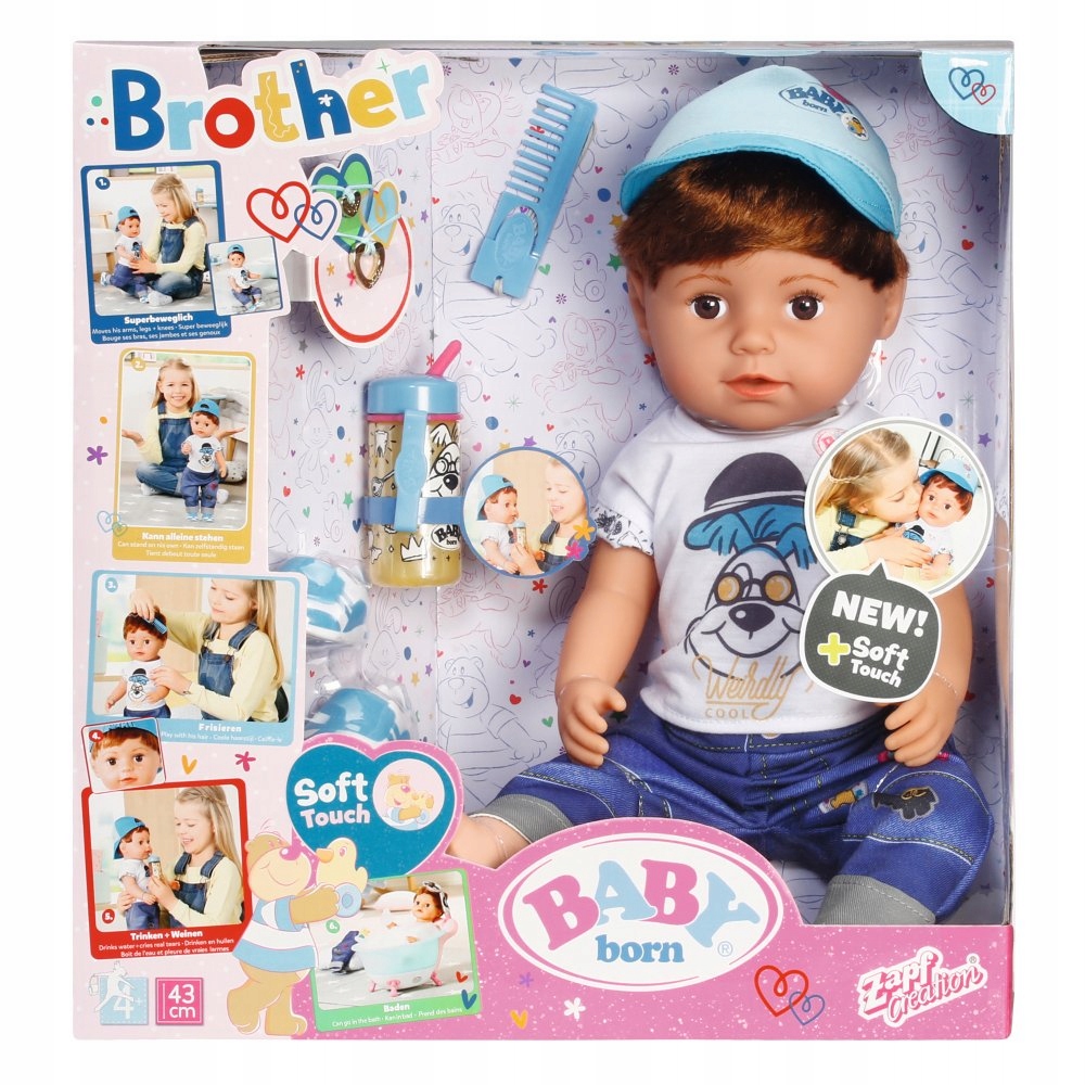 Купить BABY BORN Интерактивная кукла Brother SOFT 43 см: отзывы, фото, характеристики в интерне-магазине Aredi.ru