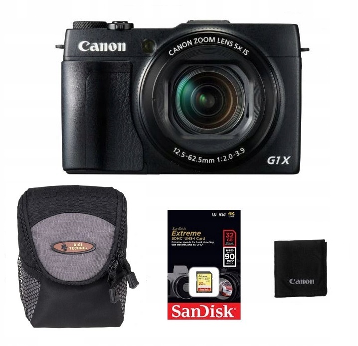 Aparat Canon G1 X Mark II +torba+32gb EXTREME