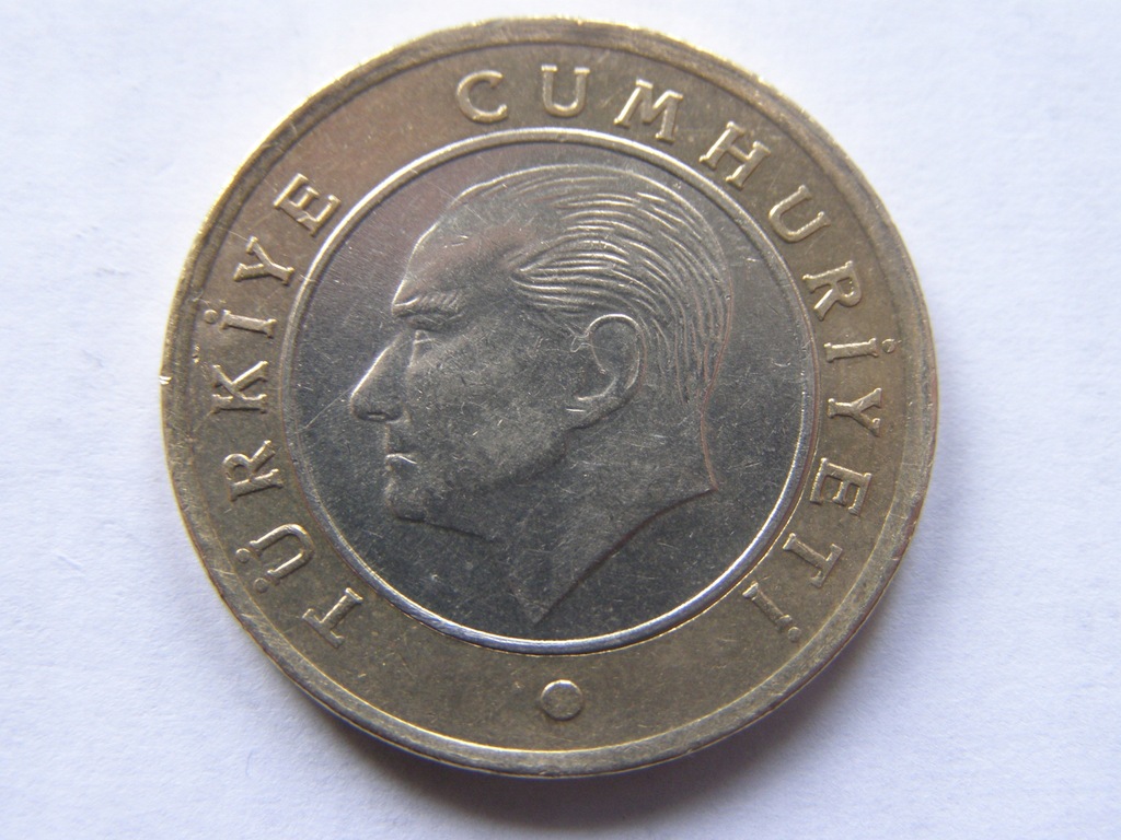 TURCJA TURKIYE 1 LIRA 2013 ROK BCM !!!!!!!!!! 0826